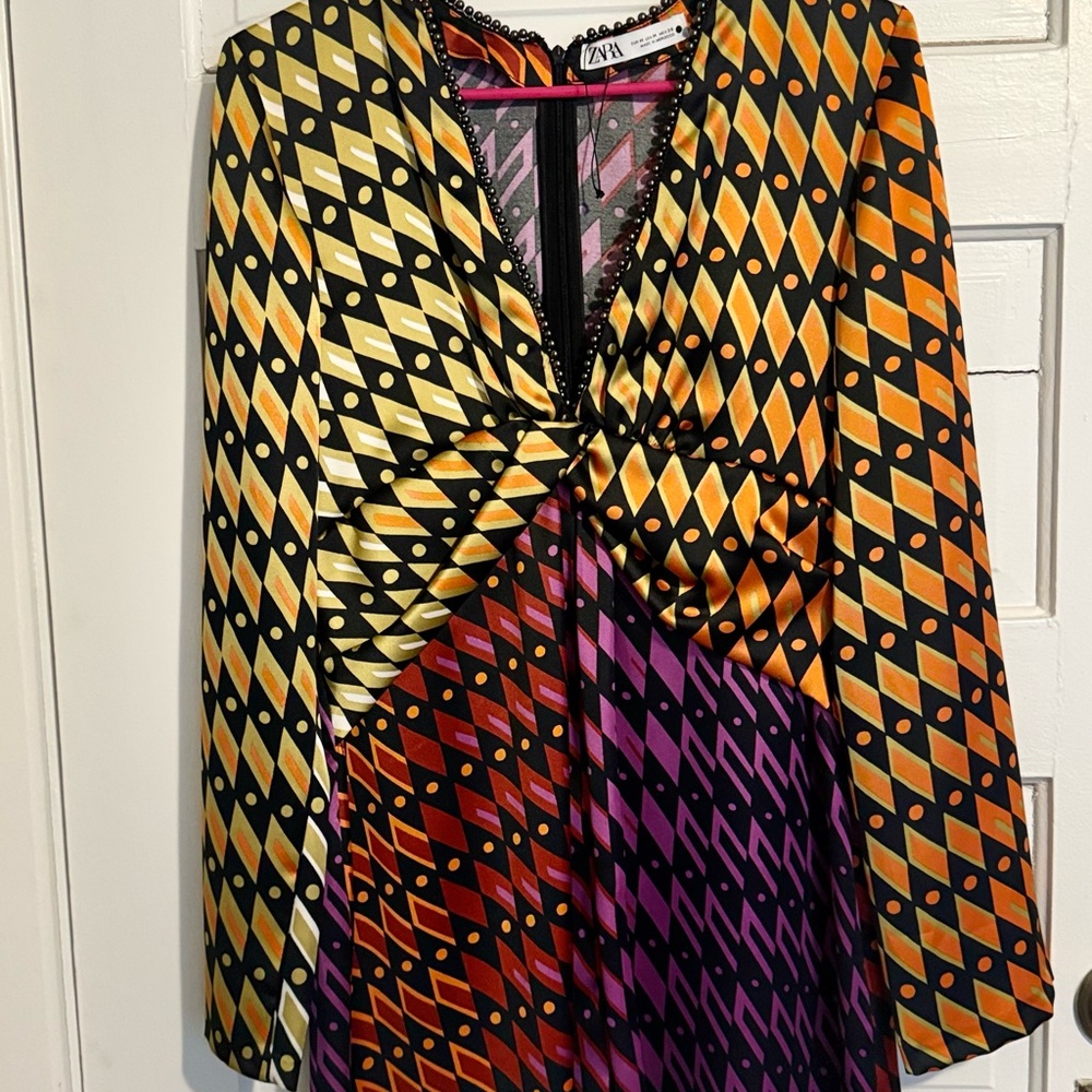 Zara Short Printed Dress | Never used-brand new